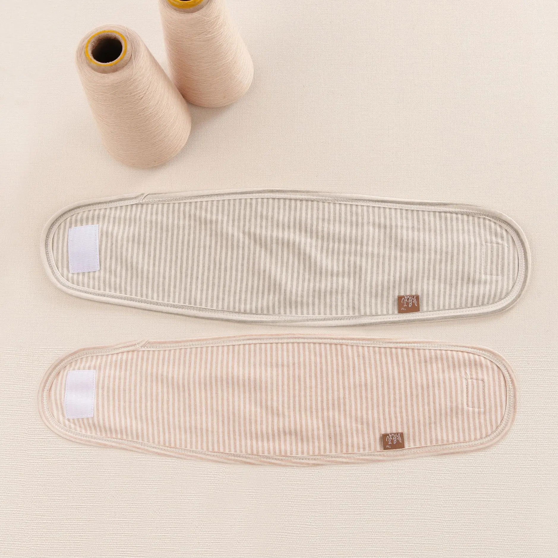 LYumabovFrevier-Ceinture d\'emmaillotage pour bébé, en coton naturel, pour enfant