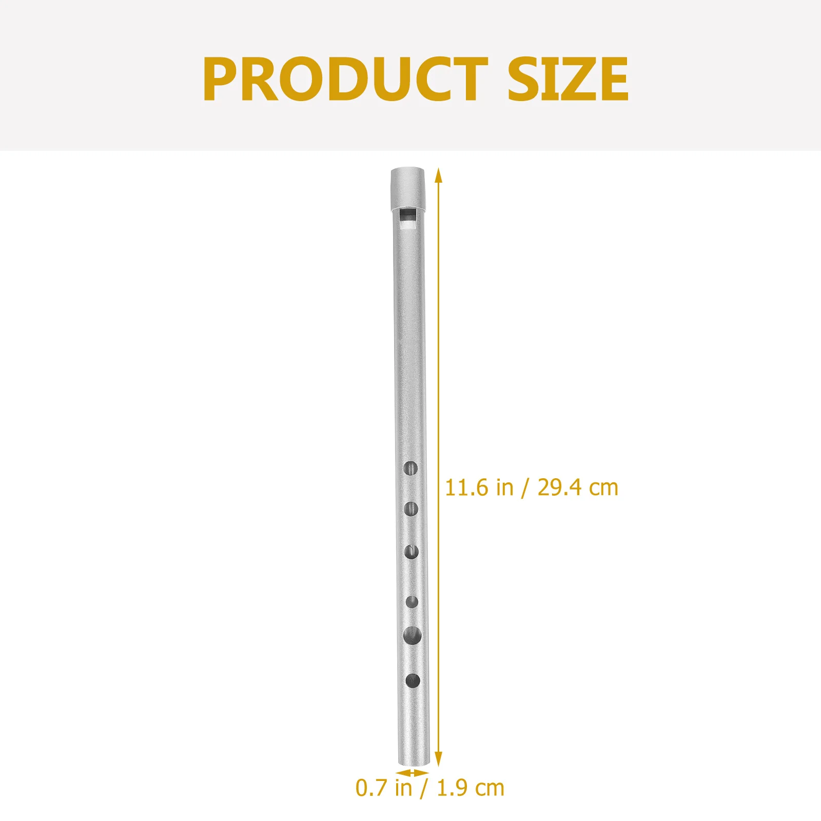 

D Whistle Fern Instrument for Kids Recorder Toy Aluminum Alloy Instruments Flute Student