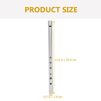 D Whistle Fern Instrument for Kids Recorder Toy Aluminum Alloy Instruments Flute Student