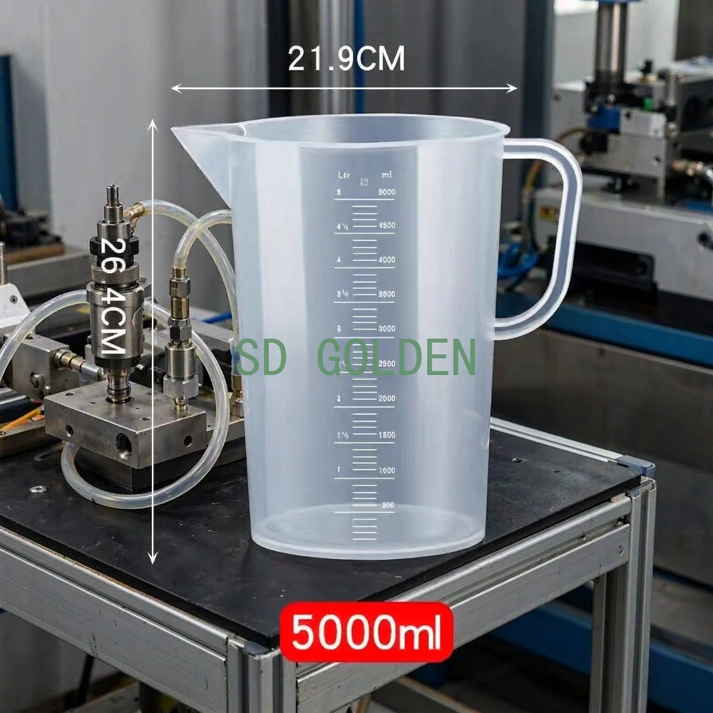 Kunststoff-Messbecher 2000ml für Kraftstoffeinspritzdüsen, Ölpumpenwartung und Ölrückflussmessung, Reparaturwerkzeuge – Detail 1
