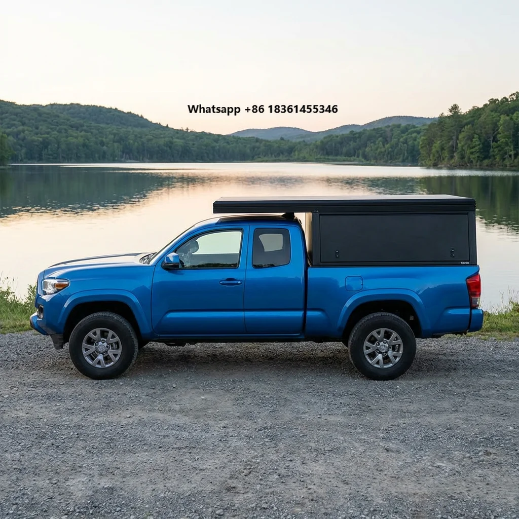 

Manual Waterproof Locking Aluminum Alloy Retractable Gullwing Door Canopy for Navara SL 2016+ Work Truck Tool Box