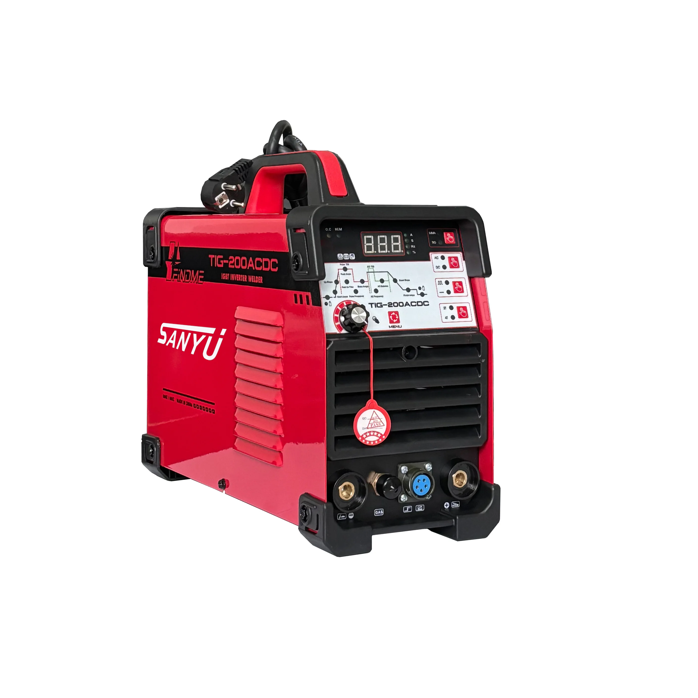 TLF TIG-200A AC DC Schweißgerät SANYU WIG/MMA Inverter Schweißen IGBT Pulse Argon Arc Welder