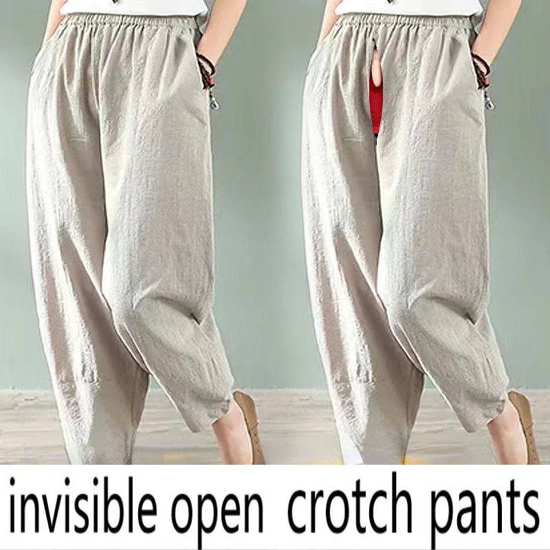 lnvisible open crotch pants give you an unpreced ented sexy experience baggy pants  pants  korean style streetwear women