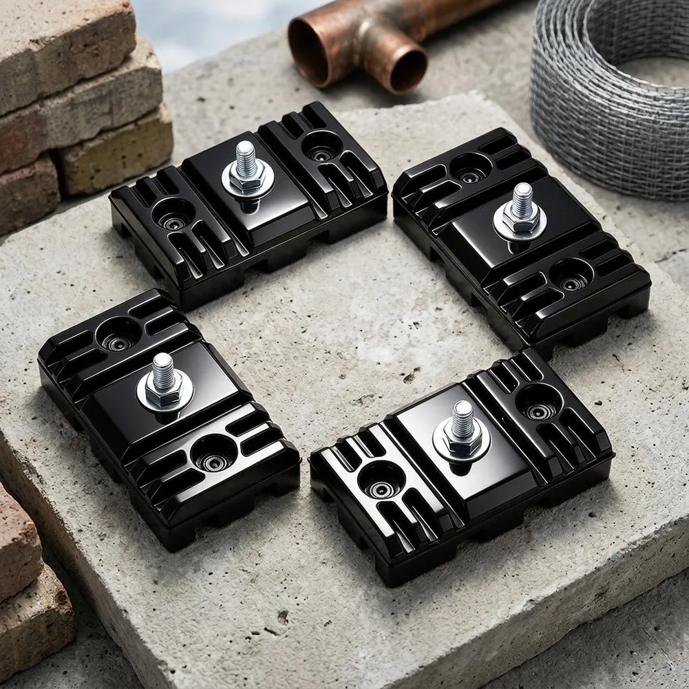 Air Conditioner Vibration Pads Rubber Noise Reduction Pads for Outdoor AC Unit 26mm Thick Load Capacity Over 200 lbs