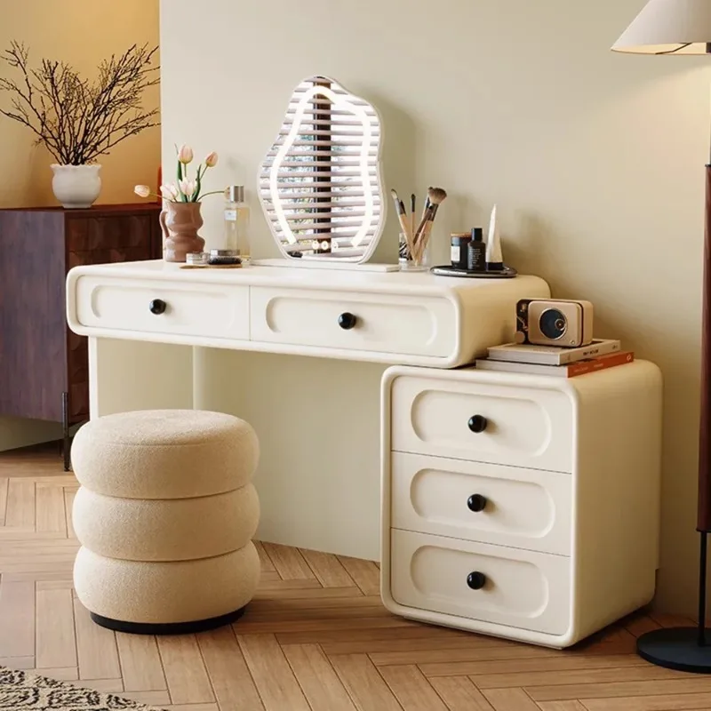 

Floor Makeup Vanity Chair Design Storage Dresser Vanity Makeup Desk Dressing Table Modern Corner Bedroom Furniture Accessories
