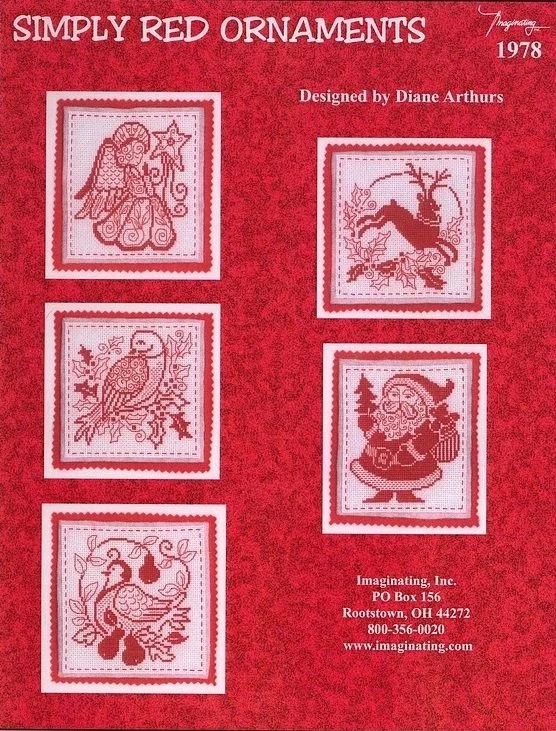 Red image 37-49 Needlework Kit unprinting Cross Stich  Set DIY Kits Cross-stitch Embroidery Set Stitch Kit