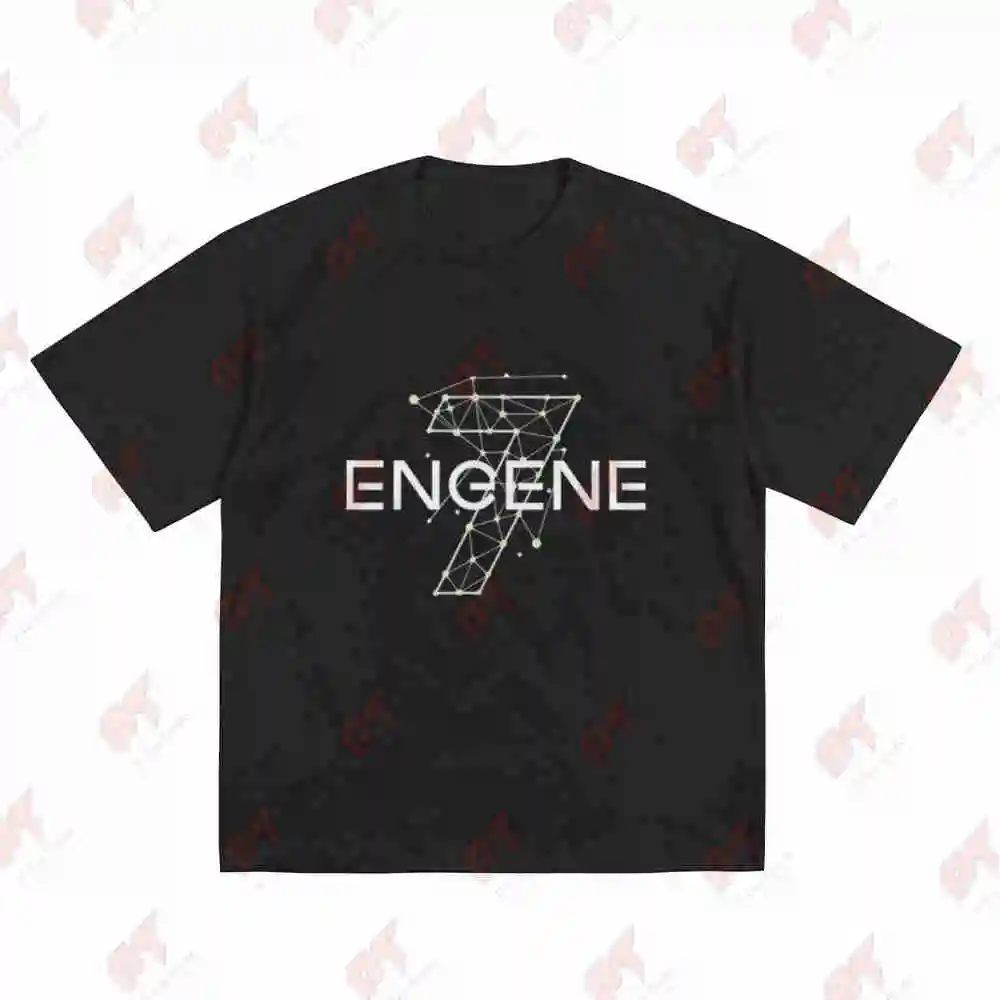 Engene Kpop Manifesto World Tour Dark Blood Pass The Mic Short Sleeve Tee 100% Cotton T-Shirt