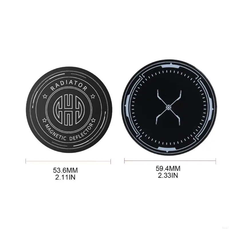 Placa resfriamento universal para celular 918c, mini radiador celular, adesivos magnéticos, área resfriamento para