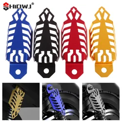 1Pc Motorcycle Shock Absorber Cover Front Rear Fork Decorative Aluminium Protector Universal Refitting Parts Accessories