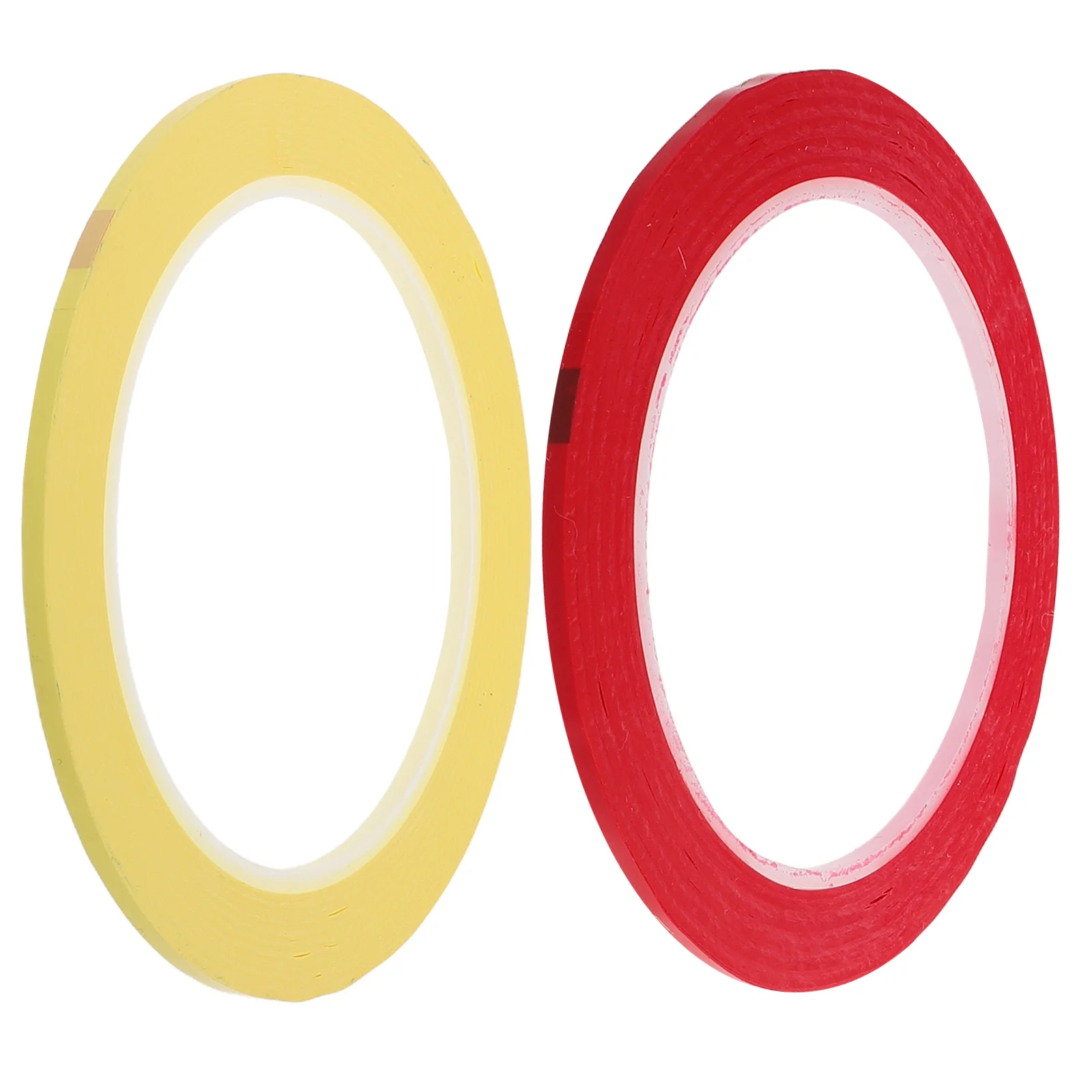 

2 Rolls Violin Cello Fingerboard Tape 3mm Red Yellow Stickers Beginner Guide Accessories Accurate Placement Safe
