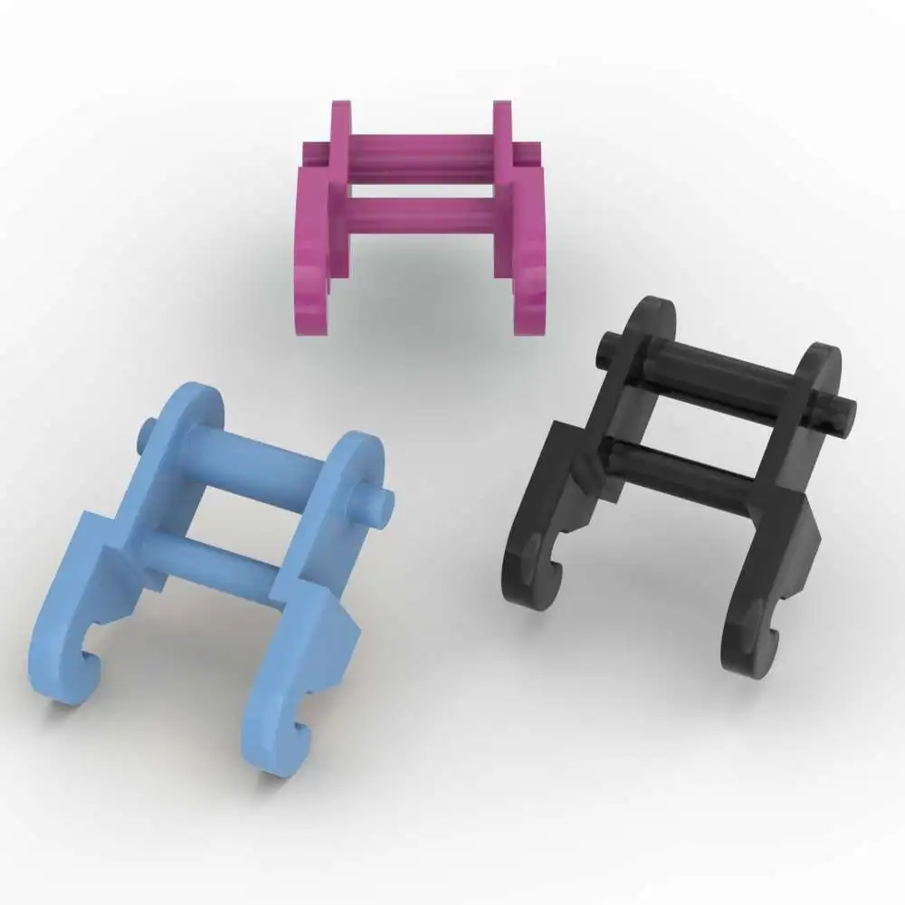 MOC 10PCS 14696 Track Stitching Substitutable Brick 3711 Link Chain Building Block Diverting Toys Adults Boys Holiday Gifts