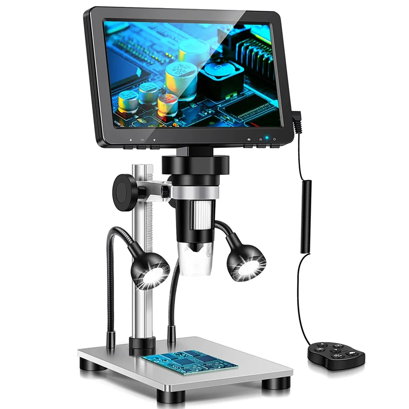 

Professional 7'' LCD Digital Microscope 1200x Magnification HD USB Electron Microscopios Camera For Phone Soldering Repair Tool