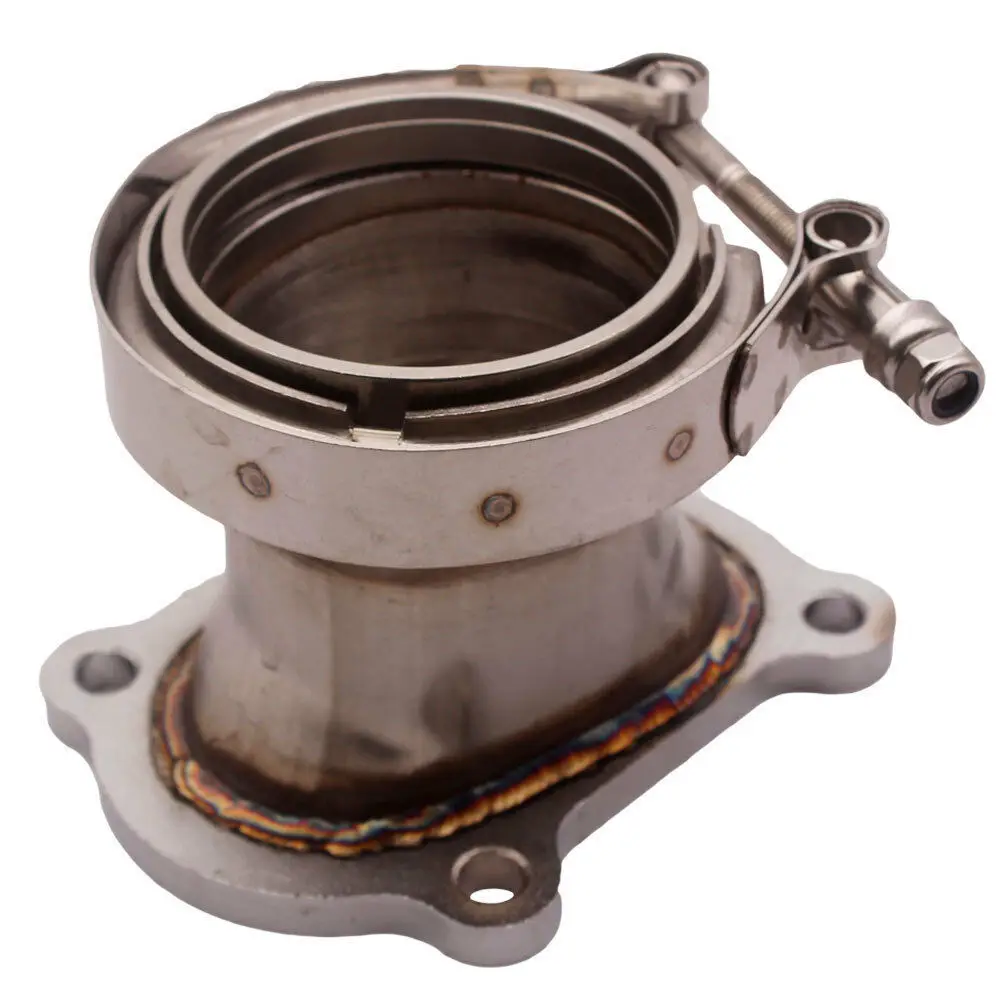 CT26 Downpipe Turbocharger Flange Stainless Steel 4 Bolt to 2.5