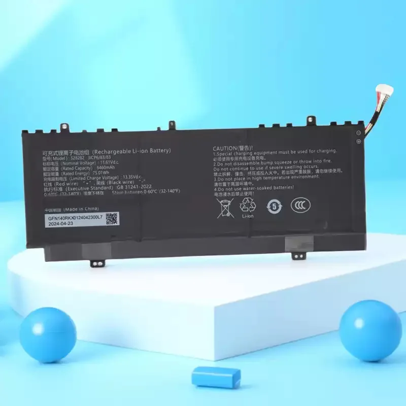 528282-3S1P High-Efficiency Battery Battery For Infinix ‌INBOOK Laptop Batteries 11.61V 6460mAh