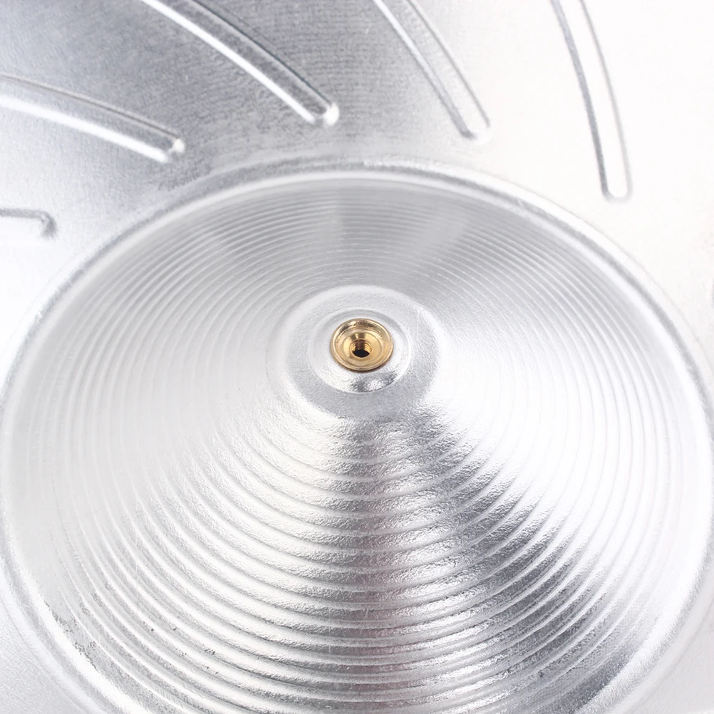 

Silver Aluminum Resonator Cone for Resonator Guitar Spun Design Superior Sound Quality Sturdy Multi Function Upgrade Part