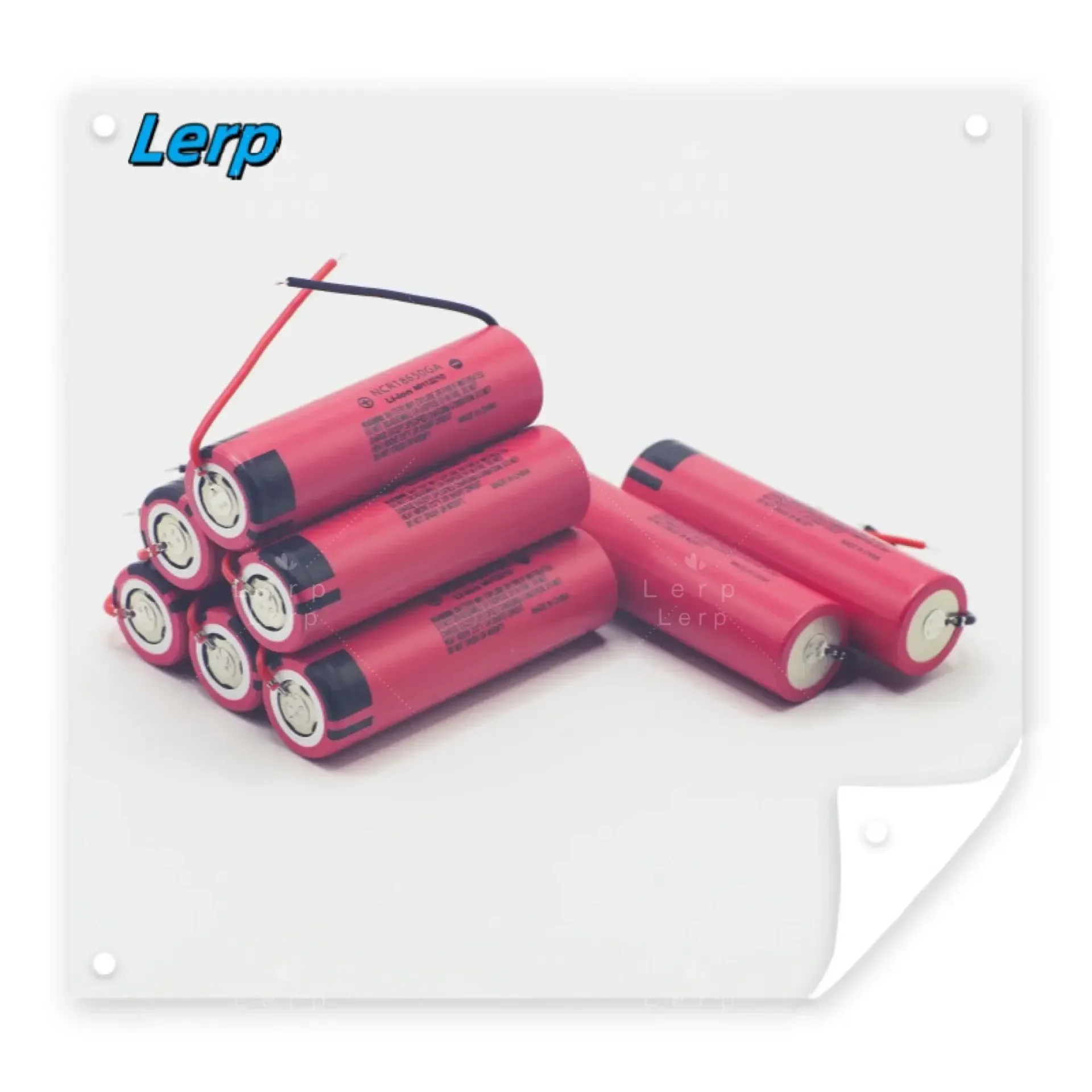 100% Safe and Durable, Real Capacity 3.7V 18650 3500 mAh Llithium-Ion NCR18650GA Rechargeable Multifunctional Battery+wire