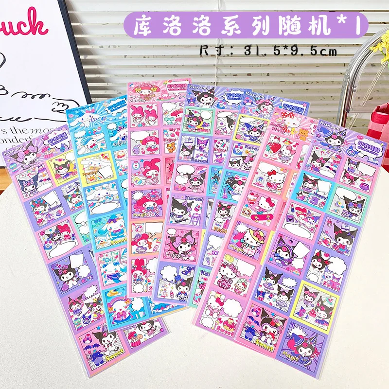 

20 шт./лот Kawai Hellokitty Kurumi наклейки милые Diy справочник материал наклейки мультфильм диалоговые наклейки оптовая продажа