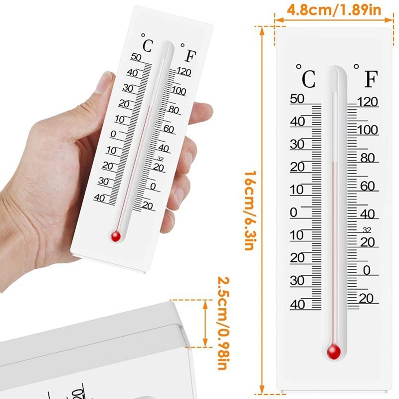 2Pcs Security Thermometer Keys Lock Boxes Wall Mounted Key Secret For Coin Money House Spare Keys Storage Box With Hook