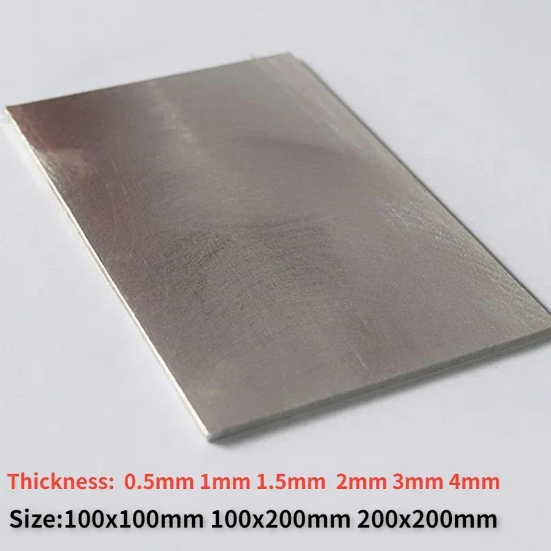 AZ31B Magnesium Alloy Sheet Plate Flat Electroplating Anodes Experiment Anode CNC Machine Mould Metal Process Thickness 0.5-4mm