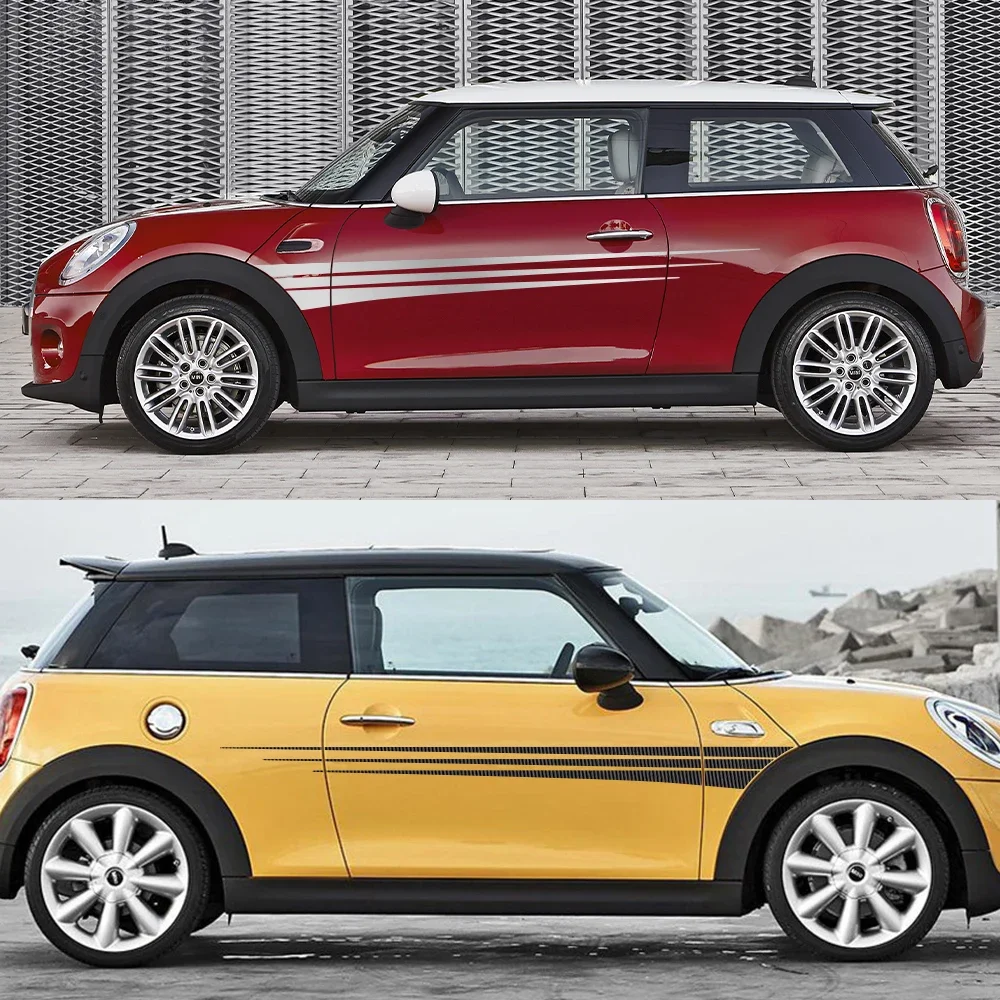 Car Door Side Stickers For Mini Cooper F60 R50 R56 f56 R55 R53 Waterproof Vinyl Film Decoration Car Exterior Accessories