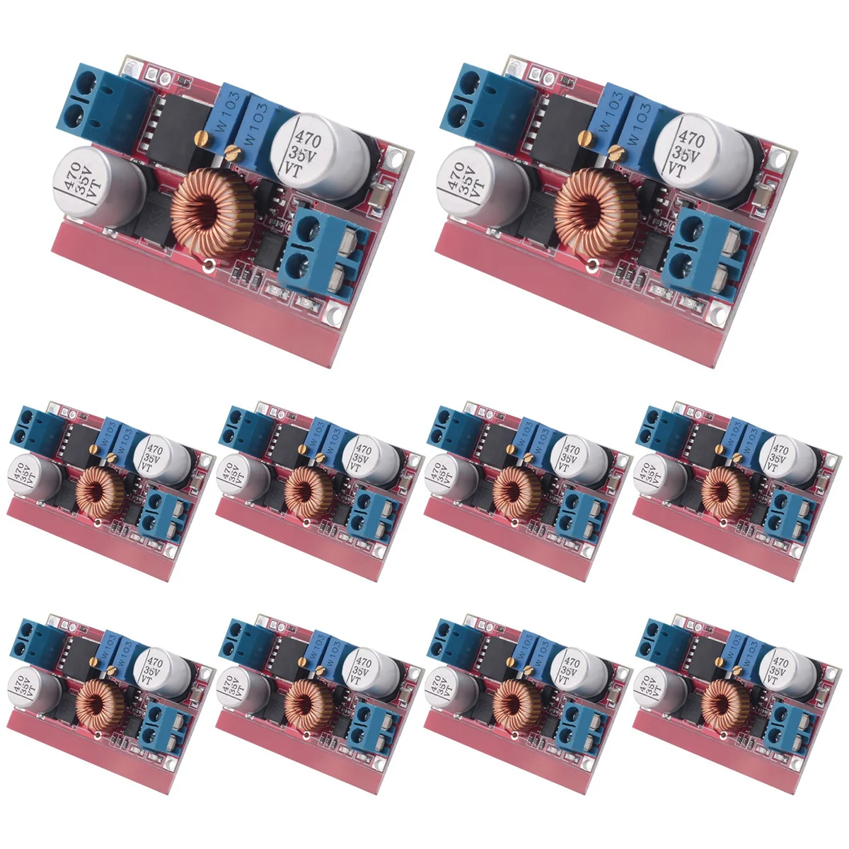 

X62A_10PCS E1 5A DC to DC CC CV литиевая батарея понижающая зарядная плата