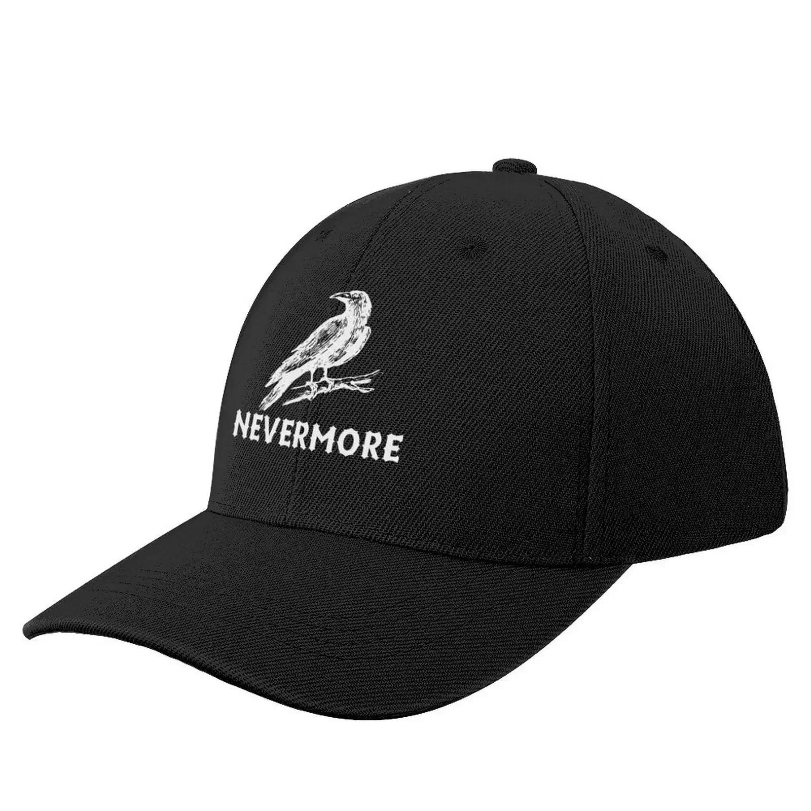 Nevermore- Edgar Allan Poe- The Raven Baseball Cap Ball Cap Kids Hat Trucker Cap Anime Women's Beach Men's