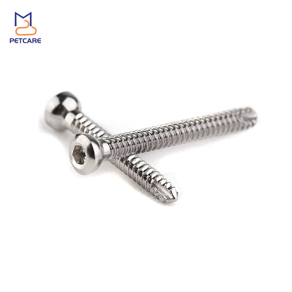 

1.5mm Stainless Steel Cortical Screws, Pets Veterinaria Orthopedics Surgical Implants, Veterinary Equipments, Dog Accessories