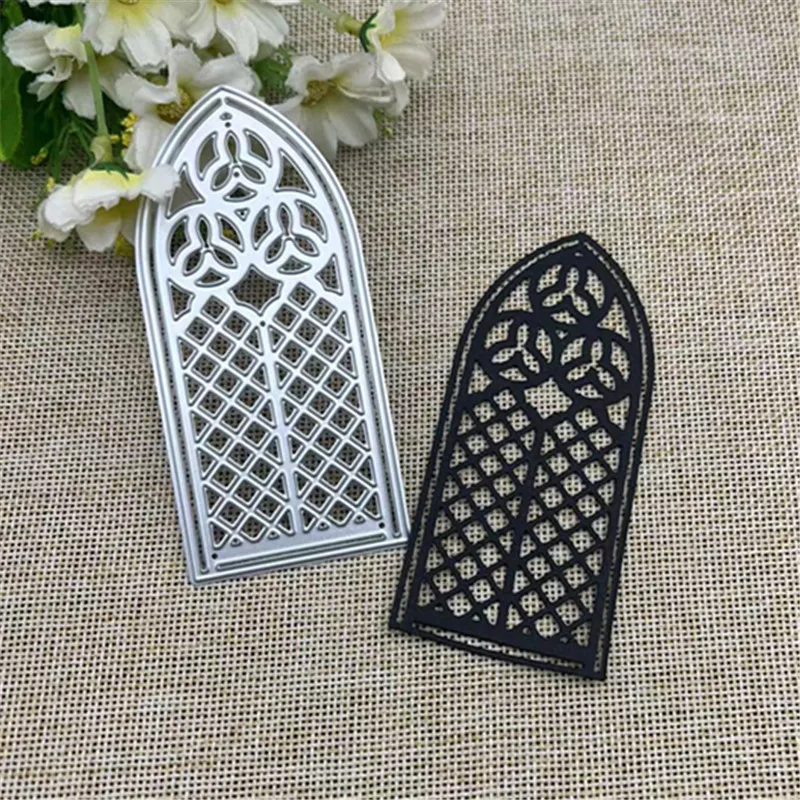 Geometry Window lace flowers Frame Metal Cutting Dies Stencils For DIY Scrapbooking Decorative Embossing Handcraft Template