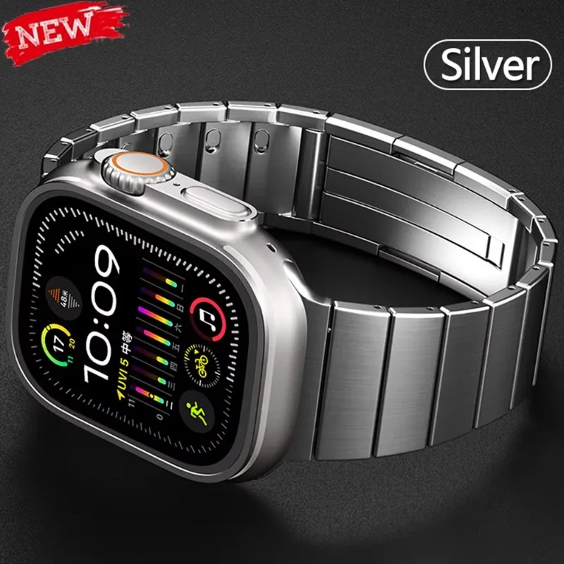 

Быстросъемный металлический ремешок для Apple Watch Ultra 3-2-1 49 мм 11 10 46 мм 42 мм Браслет iWatch 9 8 7 6 SE3 45 мм 44 мм 41 мм 40 мм