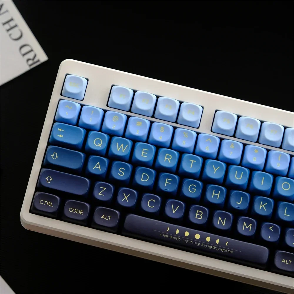 

PBT Keycap 129 Key Moonrise MOA Key Caps MOA Profile Dye Sublimation Keycap For Gaming Mechanical Keyboard Keycap MX Switch