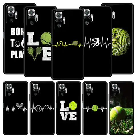 Tennisboll Sport Mobilskal För Xiaomi Redmi Note 13 12 5G 11 10 Pro Plus 4G 9S 9 8 7 9T 13C 12C 10C 9C 9A Mjukt Silikonskal 8 best sales Redmi Note 8 Pro-fodral - №6