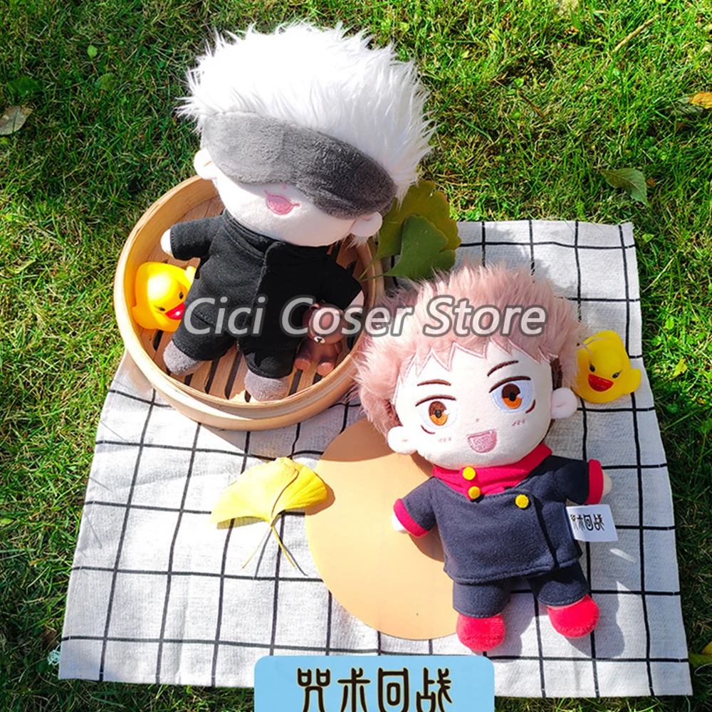 

Anime Itadori Yuji Fushiguro Megumi Ryomen Sukuna Gojo Satoru Cosplay Plush Doll 20cm Cute Cartoon Dress-up Doll Birthday Gifts