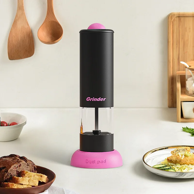 Electric Pepper Grinder for Kitchen USB Rechargeable Household Use Freshly Ground Sea Salt And Black Grain Pepper Powder Maker