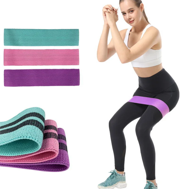 3 Pcs Fitness Resistance Band Buttocks Expansion Fitness Rubber Band Elastic Expander Suitable For Home Exercise Sport Equipment