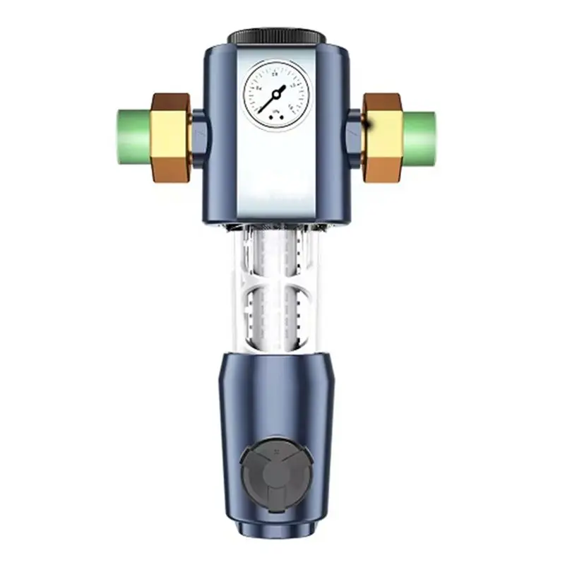 promotion-cleaning-pre-filter-with-pressure-gauge-360°-high-pressure-backwash-filtration-system-reusable-whole-house-filter