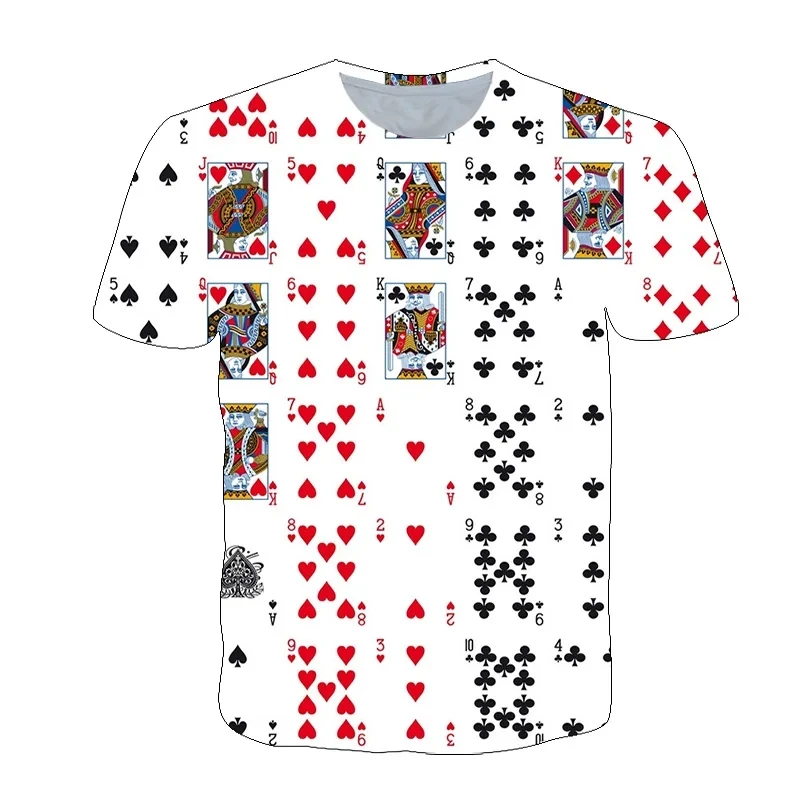 camiseta-estampada-3d-poquer-masculina-top-de-manga-curta-decote-em-o-casual-rua-elegante-divertida