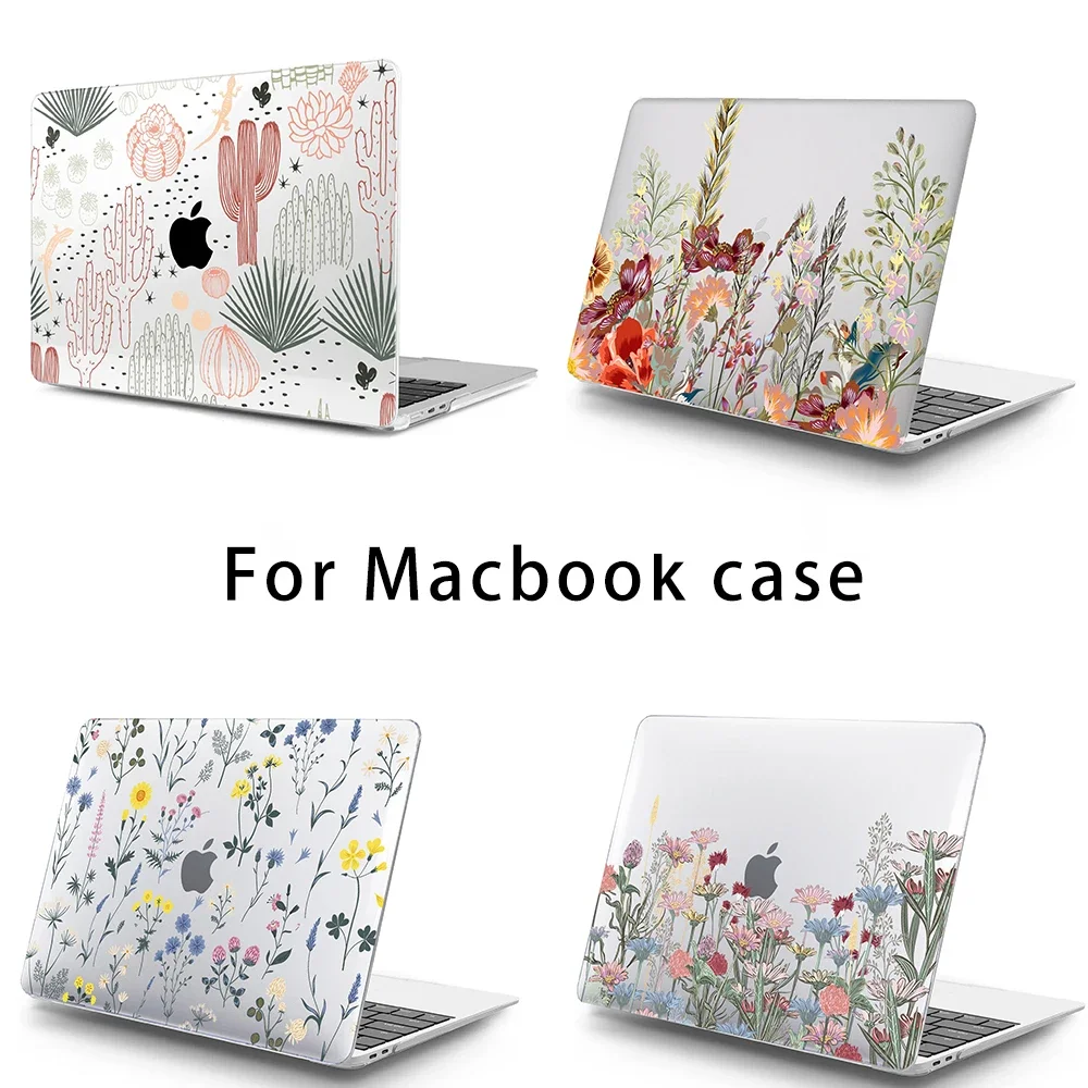 New Transparent Print Hard Shell Case For MacBook Chip M1 Air 13 Pro 13 For Macbook New Pro 14 Pro 16 New Air13.6 M2 A2681 — MAC