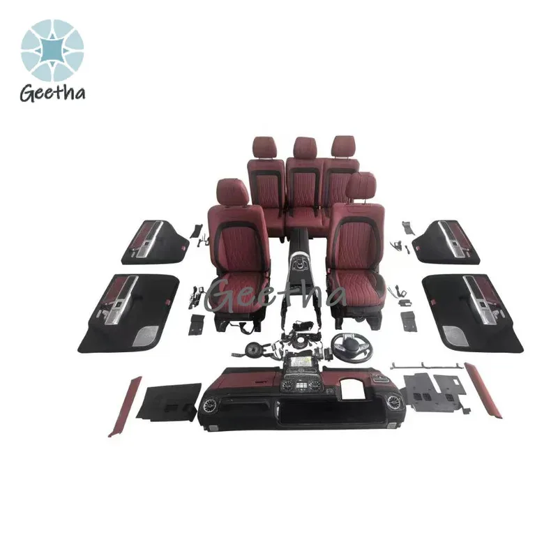 공장 직판 인기 상품, 공장 도매용 인테리어 업그레이드 키트 액세서리, 5인승 PU 가죽 인테리어 풀세트 (G W463 W464용)