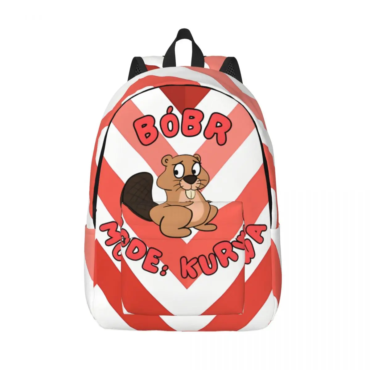 

For Gifts Cute Bobr Kurwa Kurwa Mode Activated Multi Compartment Rucksack Bobr kurwa Multi-Function Office Staff Daypack Travel