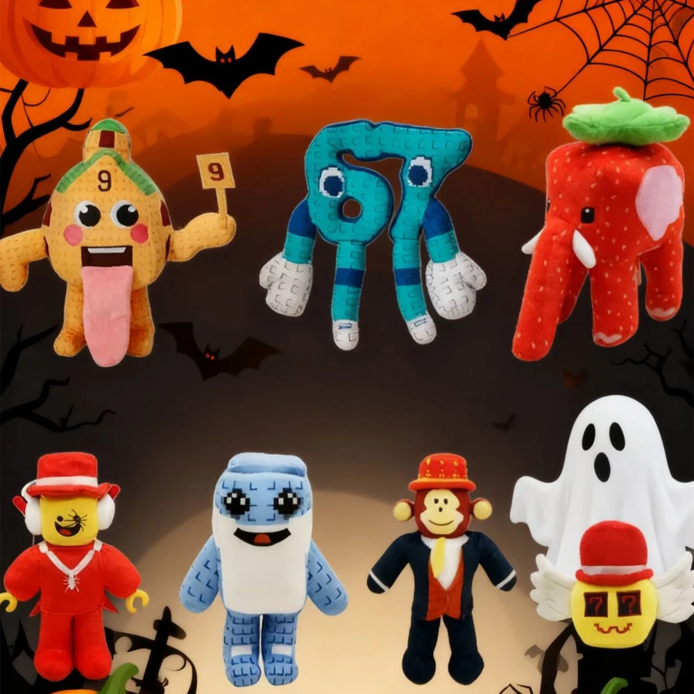 

Новый Steal A Brainrot Esok Presse Plush No.67 Мягкая игрушка для дома, плюшевая игрушка Kawaii, мягкая мягкая подушка для детей