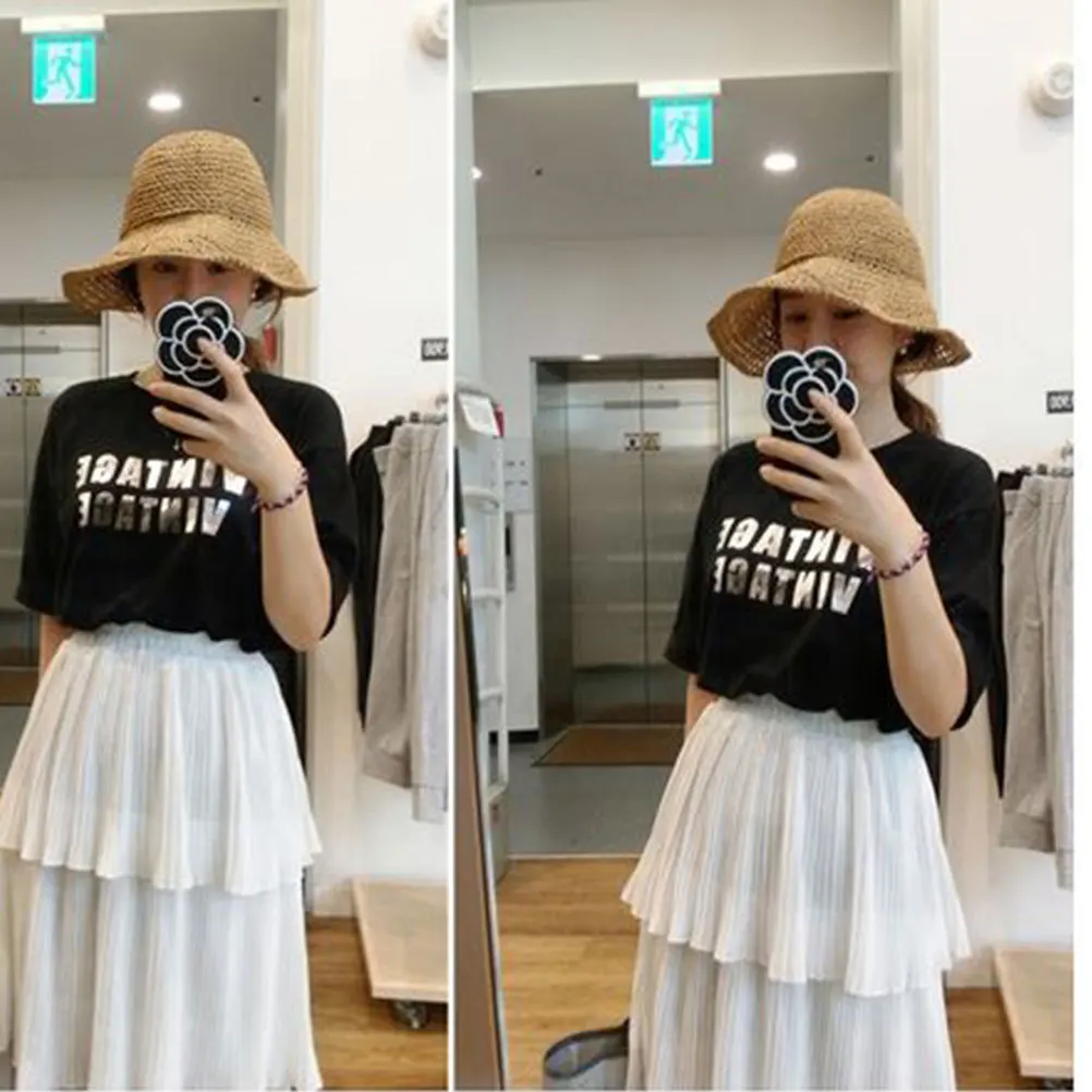

Sun Visor Panama Straw Hat Hats Man Summer Men Original Men's Women for Woman Beach Top Women's
