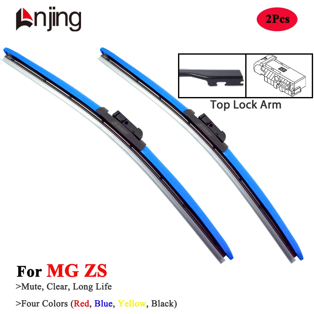 

LNJING Colorful Wiper Blades For MG ZS EV ZST ZX VS Hatchback SUV 2001 2002 2005 2017 2020 2022 2023 2024 Car Luxury Accessories