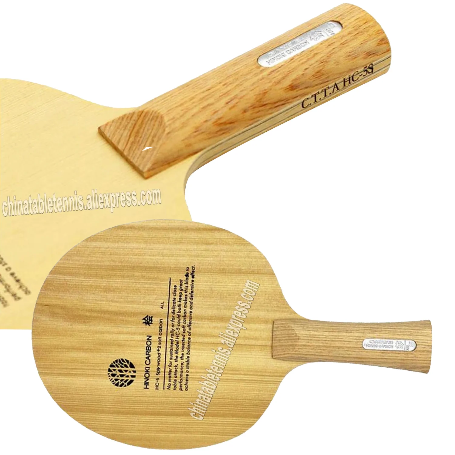 

Sanwei HC.5S HC-5S HC 5S HC5S HINOKI Лезвие для настольного тенниса из мягкого углерода для ракетки для пинг-понга