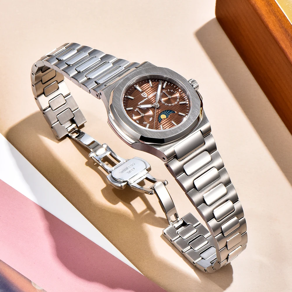 2026年新作 パガーニデザイン ファッション メンズクォーツ腕時計 高級 デイト 曜日表示 ステンレス 防水 スポーツウォッチ