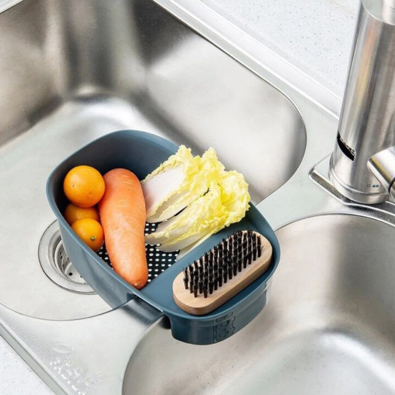 Kitchen Sink Strainer Sink Filter Food Vegetable Sink Stopper Drain Filter Colander Basket Anti-Blocking Household Gadgets