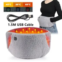 USB Heating Abdominal Massage Menstrual Warm Belt Electric Heating Uterus Stomachache Waist Massager Women Pain Relief Device