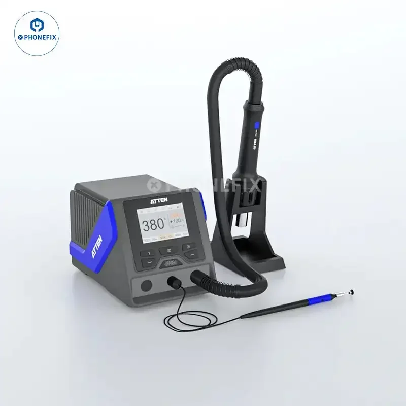 Atten 1300W Power Repaid Heating Soldering Iron Staion With Vacuum Pick-up Tool for Mobile Phone PCB Motherboard Repair Tool