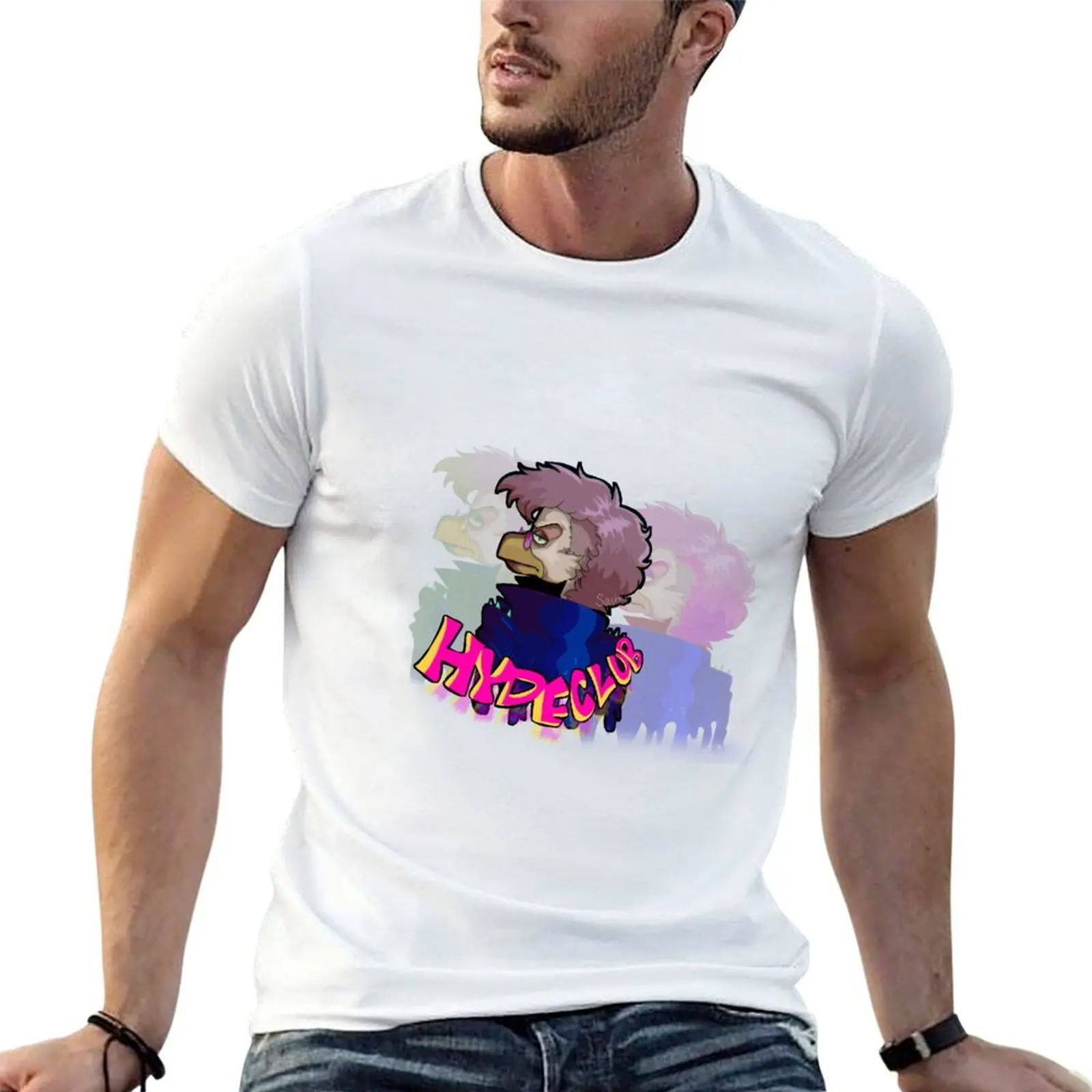 HYDE CLUB - Gyro Gearloose Mad Ducktor T-Shirt Big and Tall Solid Color T-Shirt