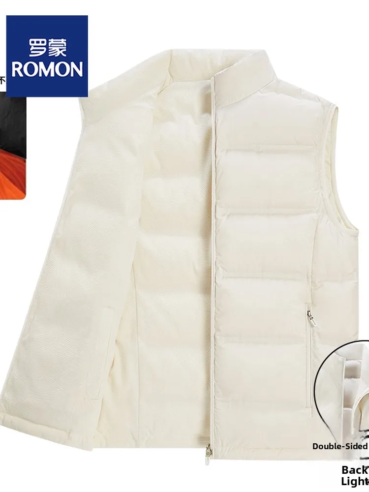 

Двусторонний носимый пуховый жилет Jaet, мужская и женская верхняя одежда, внутренняя одежда Rn, новинка 2025, зимний жилет на пуху Du