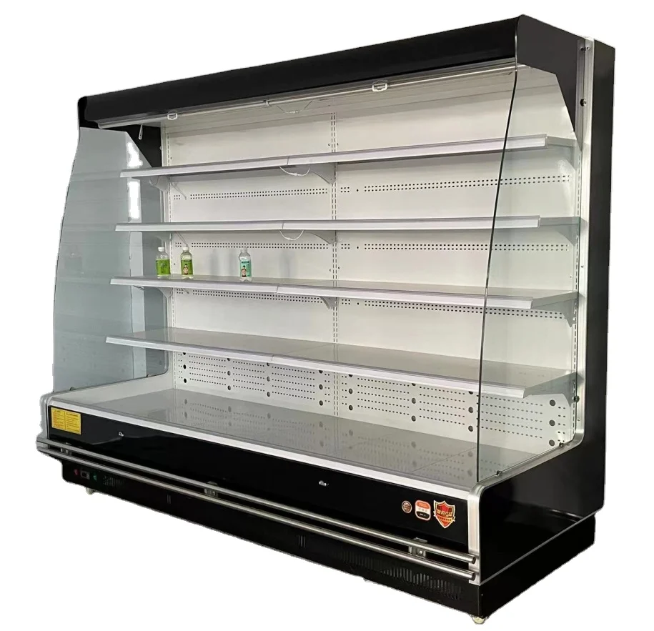 Cooling Open Display Fridge For Supermarket With Air Curtain